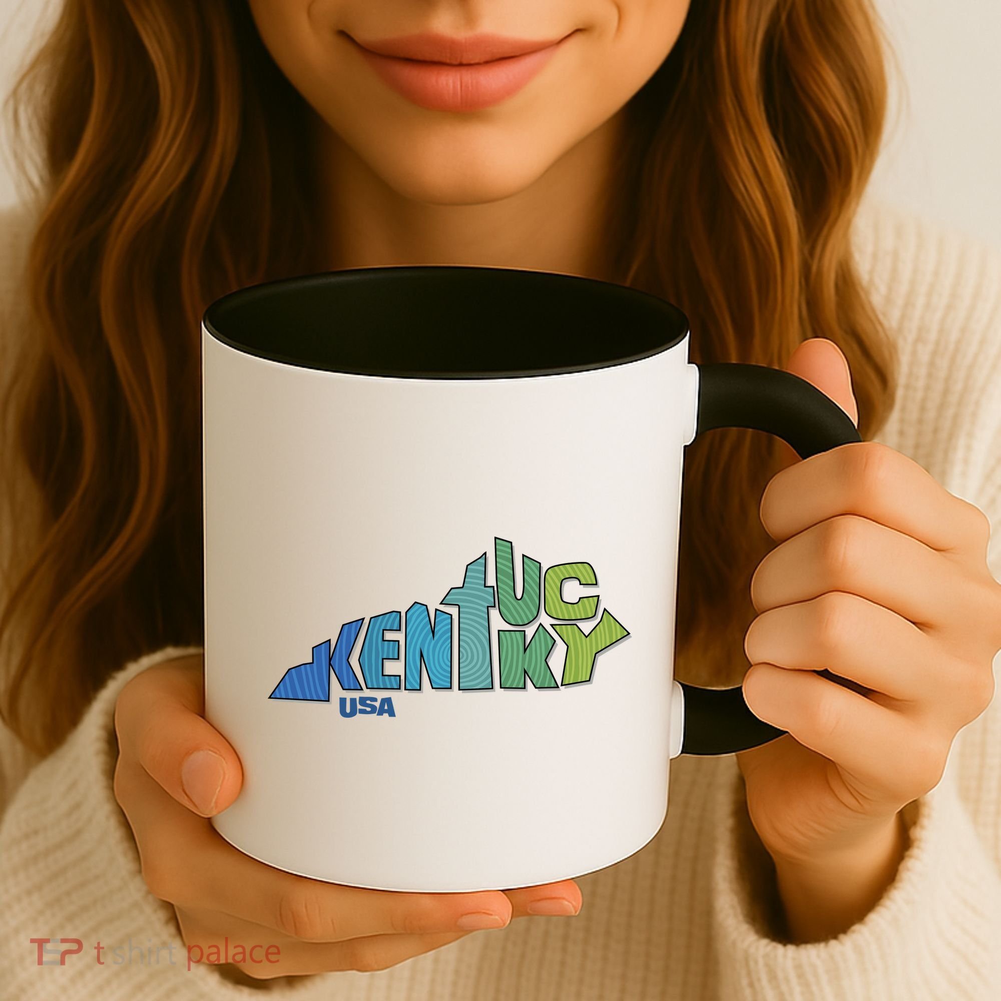 Kentucky Distorted Shape Coffee Mug