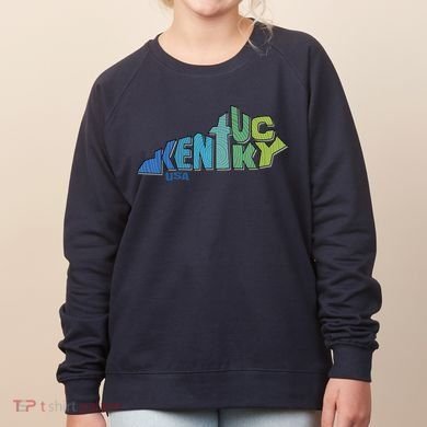 Kentucky Distorted Shape Women's Sweatshirt