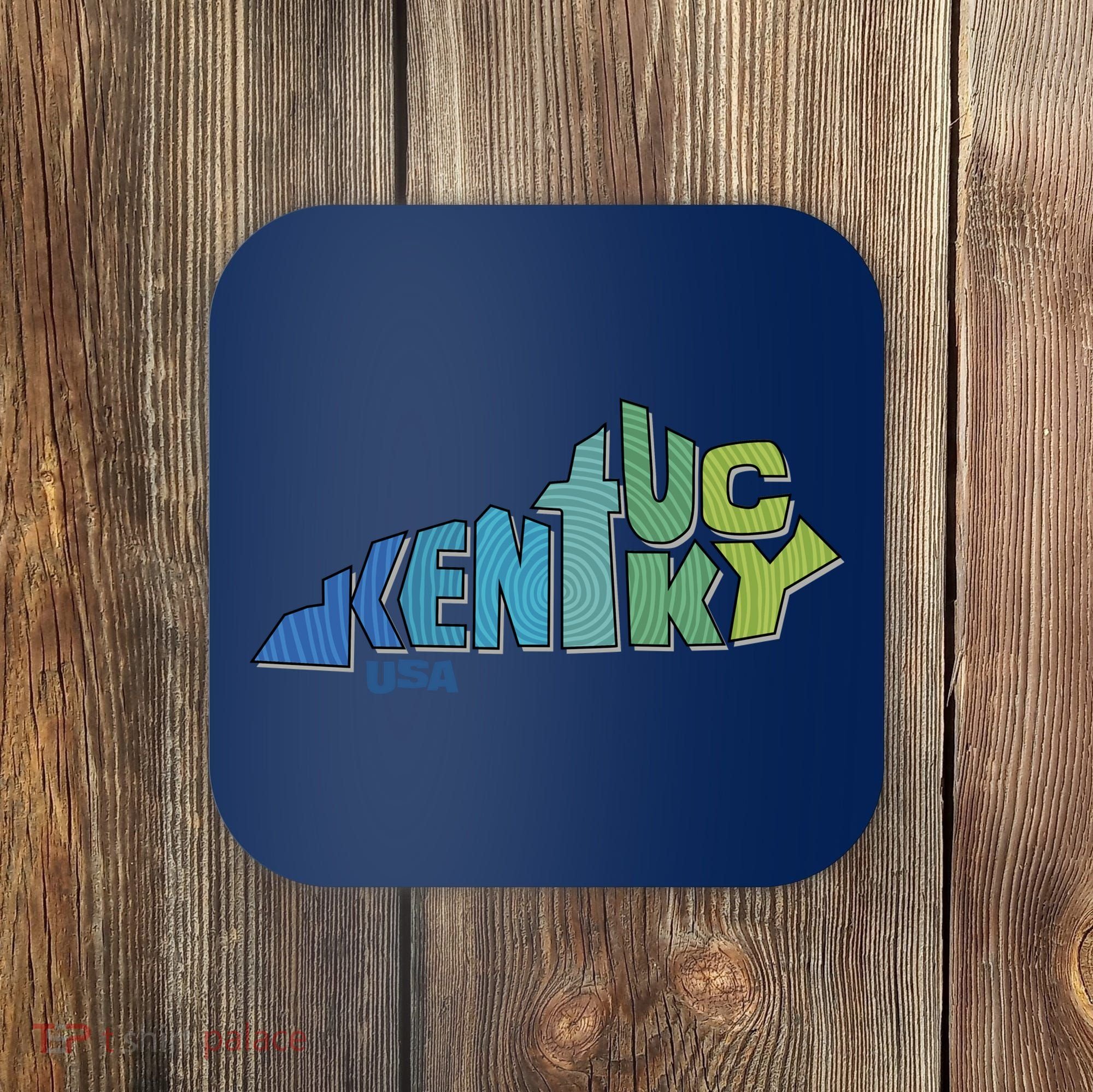 Kentucky Distorted Shape Coaster
