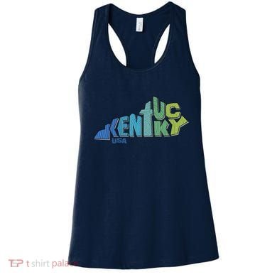 Kentucky Distorted Shape Women's Tank Top