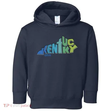 Kentucky Distorted Shape Toddler Hoodie