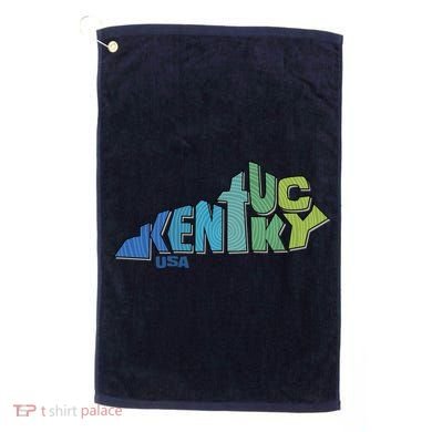 Kentucky Distorted Shape Golf Towel