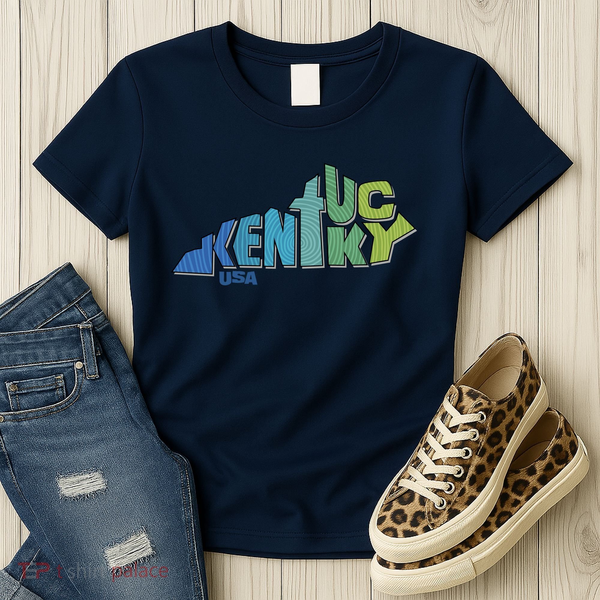 Kentucky Distorted Shape Women's T-Shirt