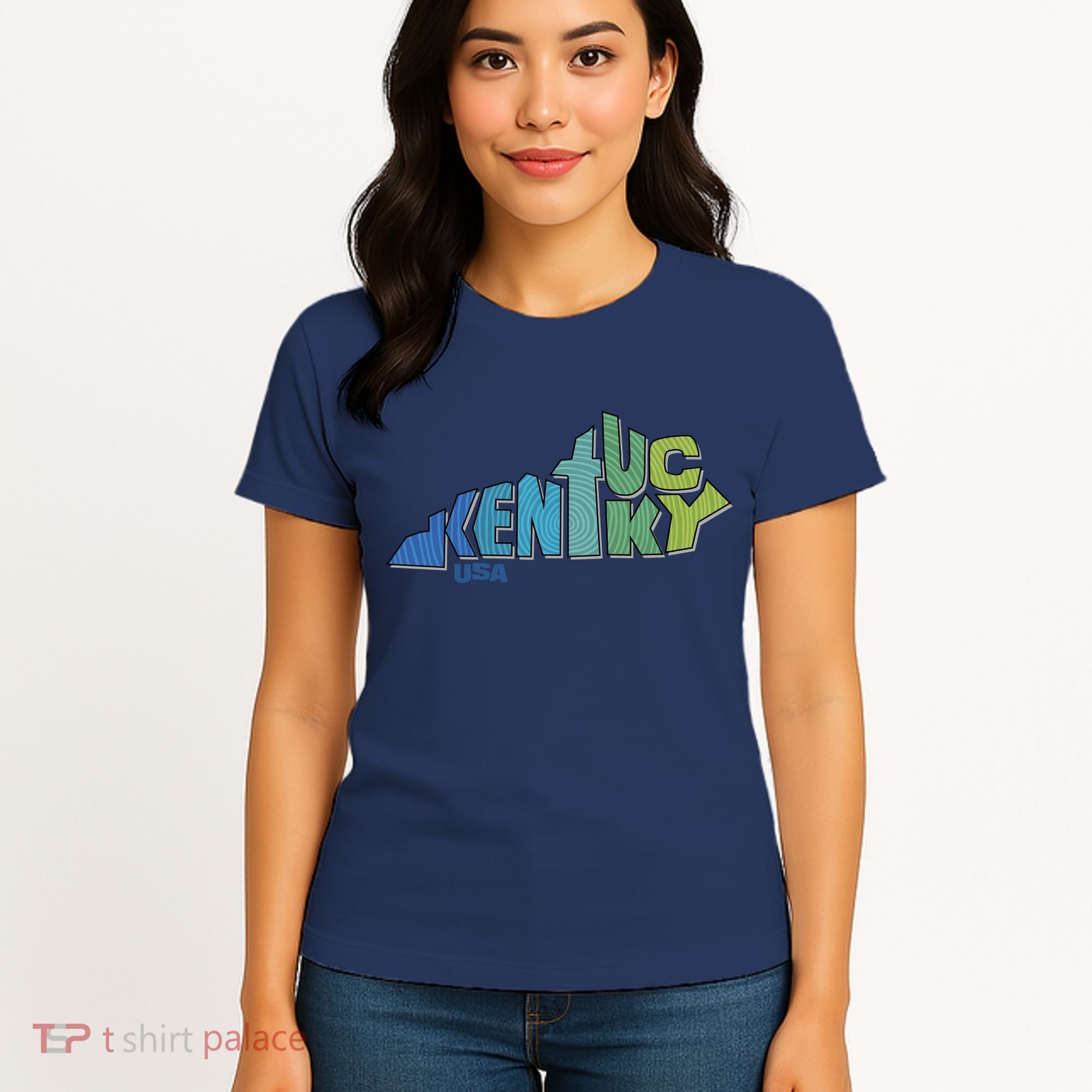 Kentucky Distorted Shape Women's T-Shirt