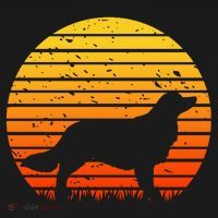 Kooikerhondje Dog Sunset Yellow Backpack thumb 2