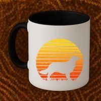 Kooikerhondje Dog Sunset Yellow Coffee Mug thumb 2