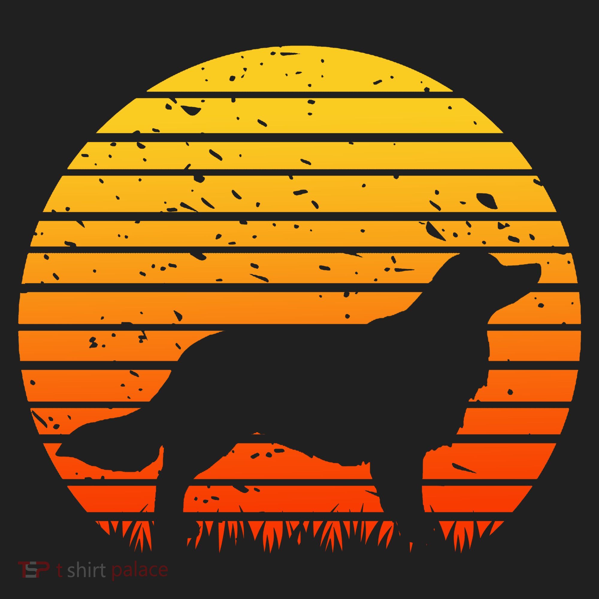 Kooikerhondje Dog Sunset Yellow Tumbler