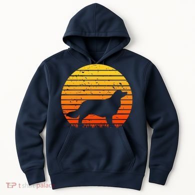 Kooikerhondje Dog Sunset Yellow Hoodie