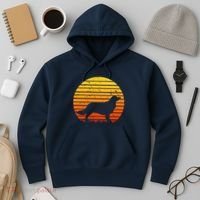 Kooikerhondje Dog Sunset Yellow Hoodie thumb 3
