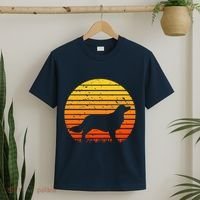 Kooikerhondje Dog Sunset Yellow T-Shirt thumb 2