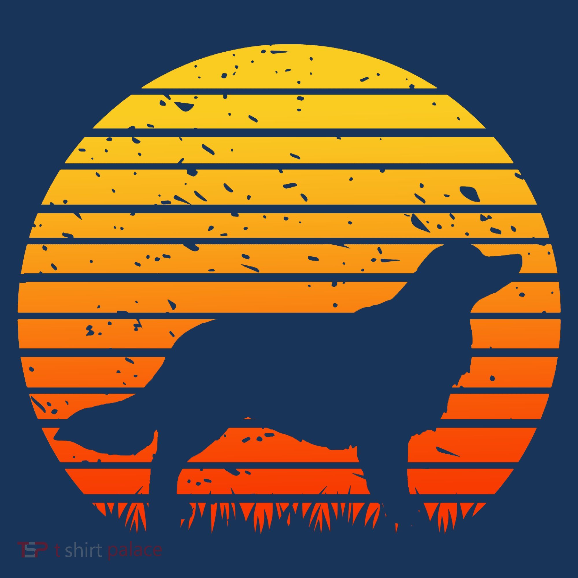 Kooikerhondje Dog Sunset Yellow T-Shirt