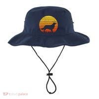 Kooikerhondje Dog Sunset Yellow Bucket Hat thumb 0