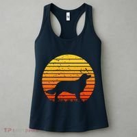 Kooikerhondje Dog Sunset Yellow Women's Tank Top thumb 3
