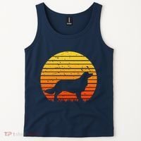 Kooikerhondje Dog Sunset Yellow Tank Top thumb 2