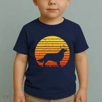 Kooikerhondje Dog Sunset Yellow Toddler T-Shirt thumb 2