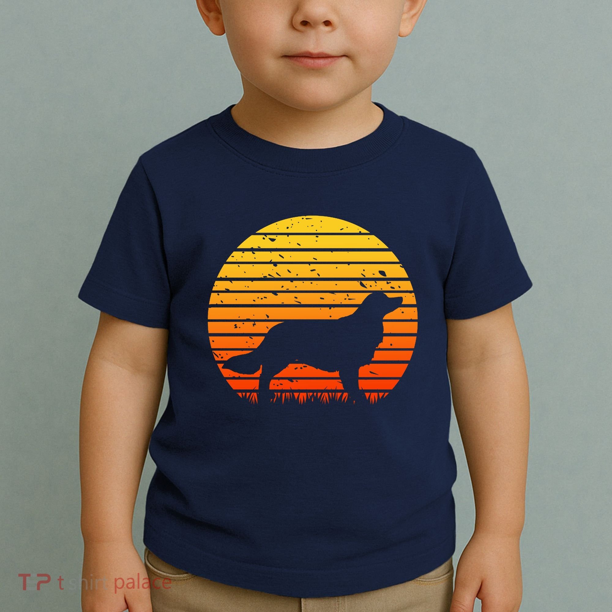 Kooikerhondje Dog Sunset Yellow Toddler T-Shirt