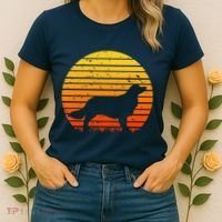 Kooikerhondje Dog Sunset Yellow Women's T-Shirt thumb 2