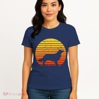 Kooikerhondje Dog Sunset Yellow Women's T-Shirt thumb 4