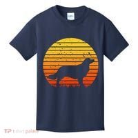 Kooikerhondje Dog Sunset Yellow Kids T-Shirt thumb 0