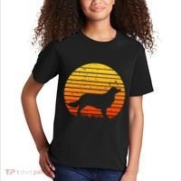 Kooikerhondje Dog Sunset Yellow Kids T-Shirt thumb 2
