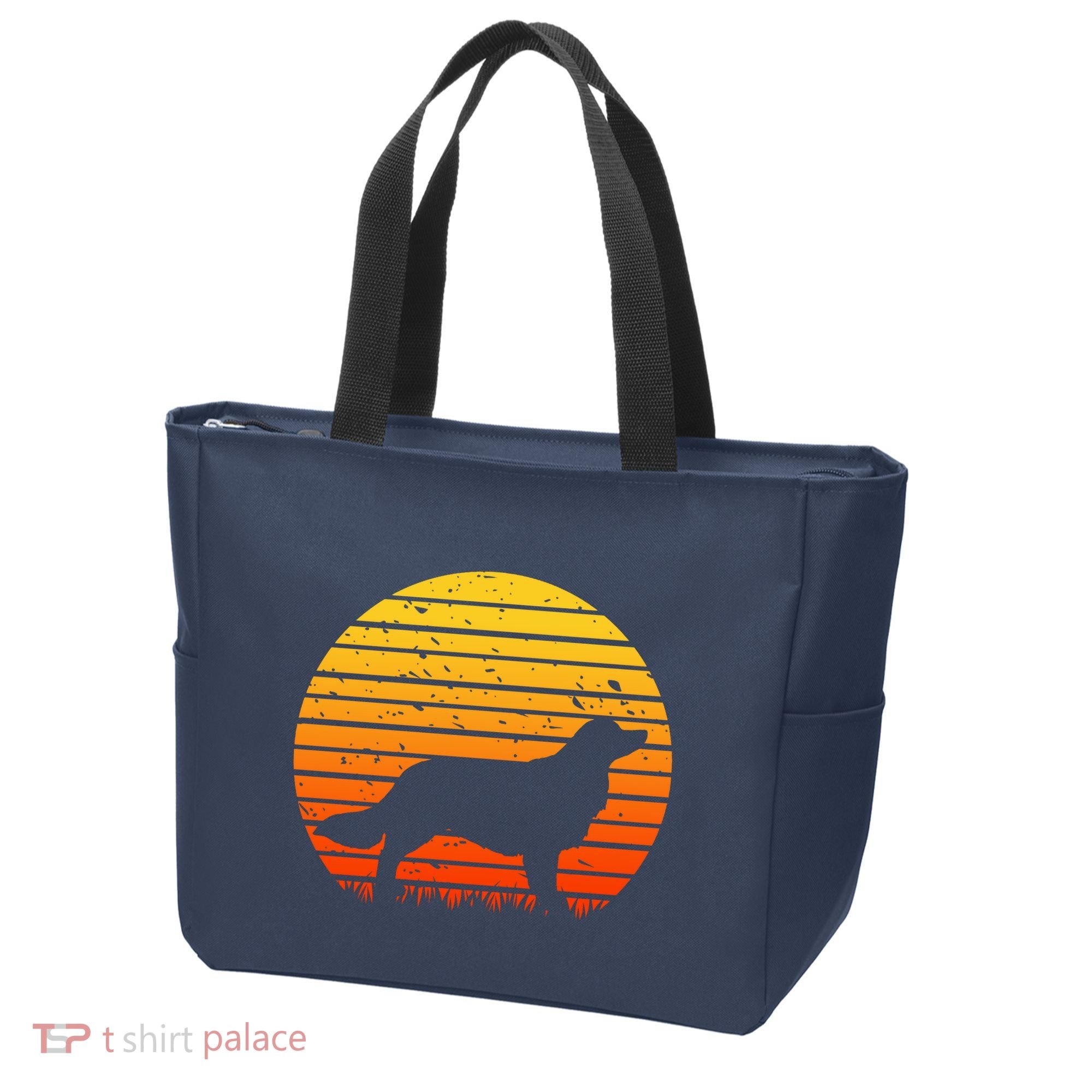 Kooikerhondje Dog Sunset Yellow Tote Bag