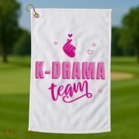 K Drama Team Korea Golf Towel thumb 1