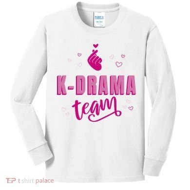 K Drama Team Korea Kids Long Sleeve Shirt