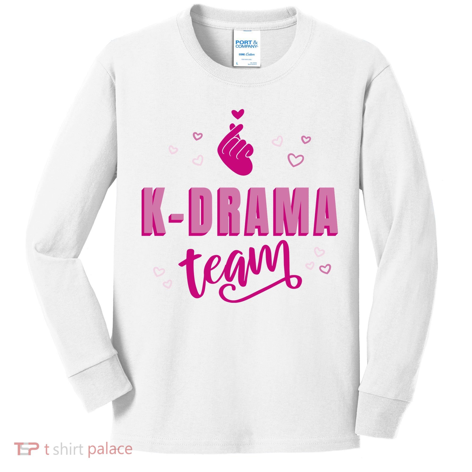 K Drama Team Korea Kids Long Sleeve Shirt