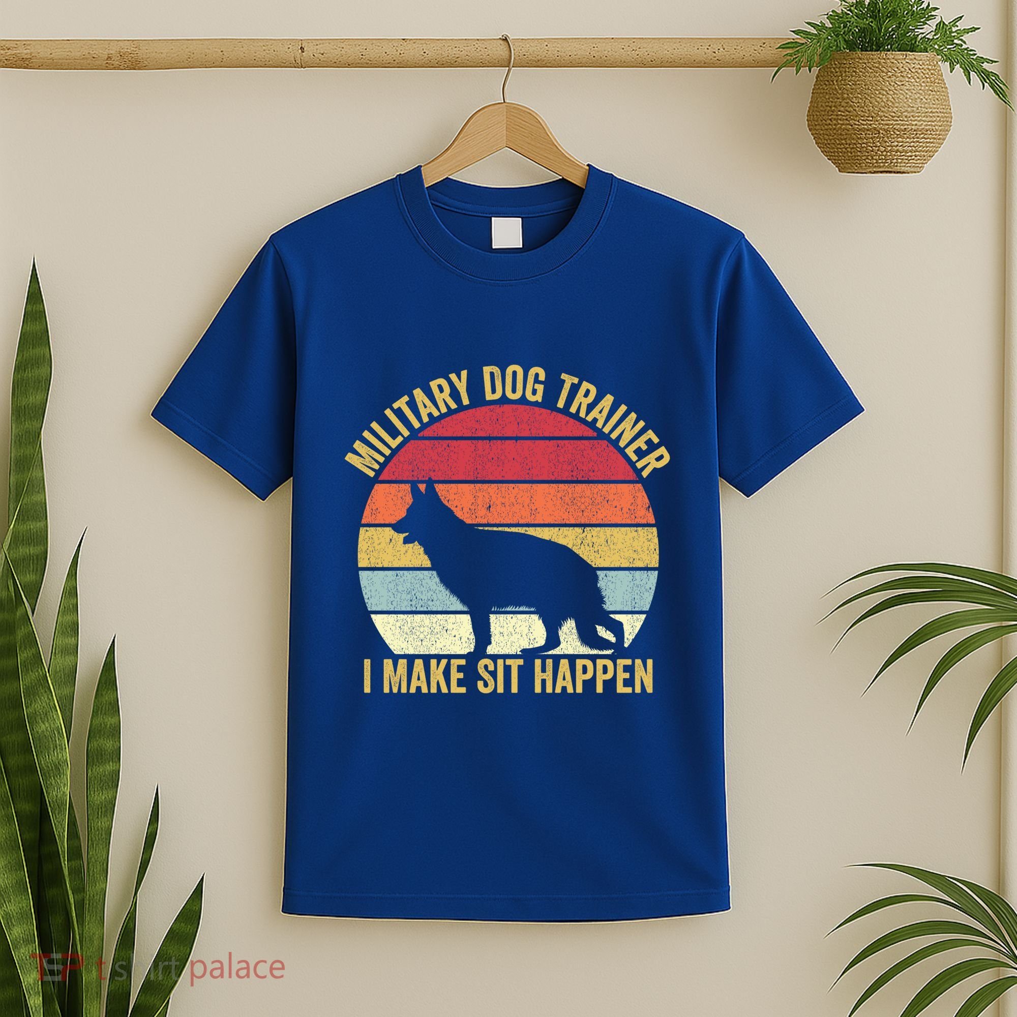K9 Dog Trainer Police Dog Vintage Military Dog Trainer Great Gift T-Shirt