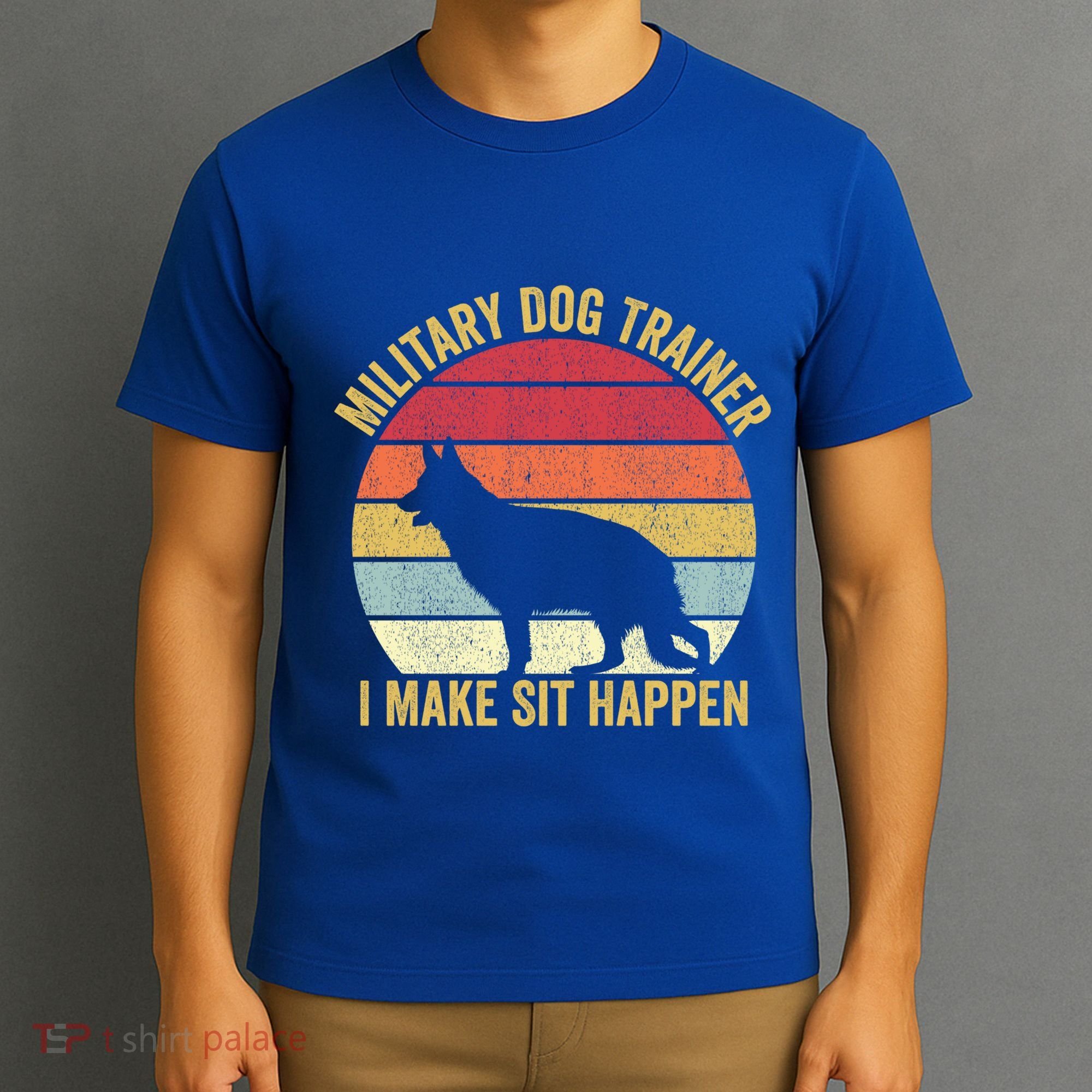 K9 Dog Trainer Police Dog Vintage Military Dog Trainer Great Gift T-Shirt