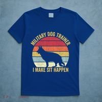 K9 Dog Trainer Police Dog Vintage Military Dog Trainer Great Gift T-Shirt thumb 5