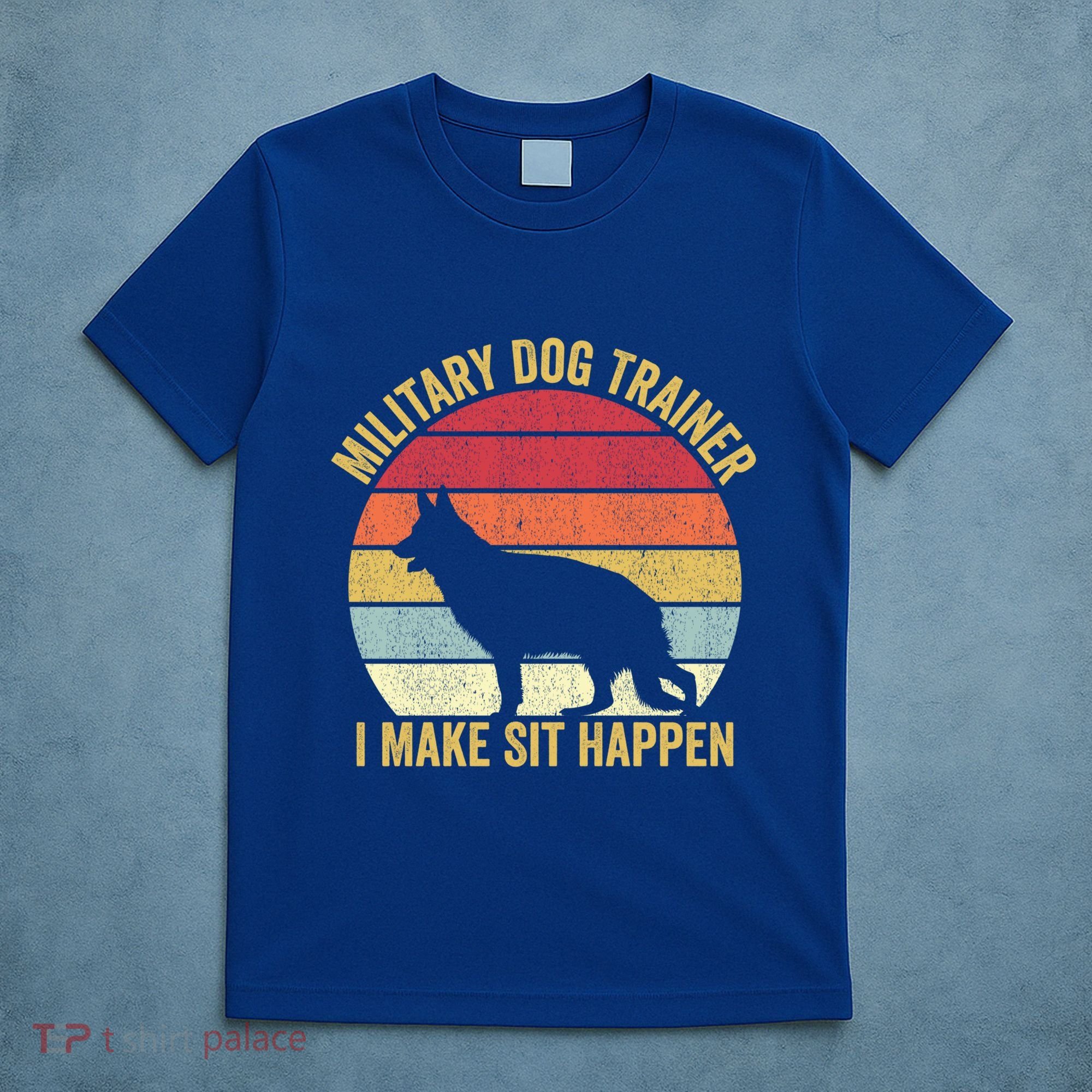 K9 Dog Trainer Police Dog Vintage Military Dog Trainer Great Gift T-Shirt