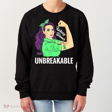 Kidney Donor Unbreakable Kidney Transplant Awareness Women's Sweatshirt
