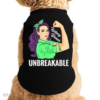 Kidney Donor Unbreakable Kidney Transplant Awareness Doggie Tank