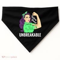Kidney Donor Unbreakable Kidney Transplant Awareness USA-Made Doggie Bandana thumb 0
