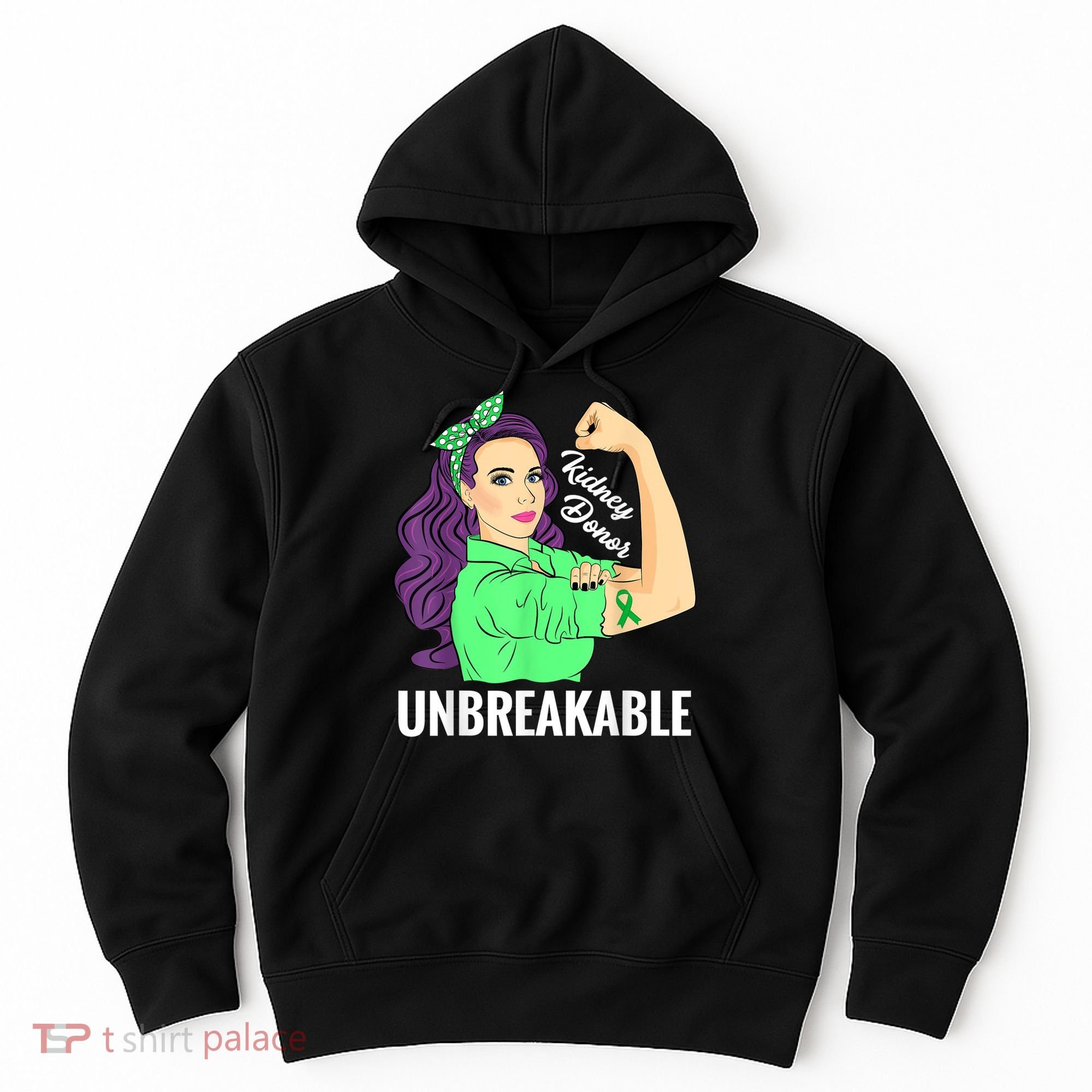 Kidney Donor Unbreakable Kidney Transplant Awareness Hoodie