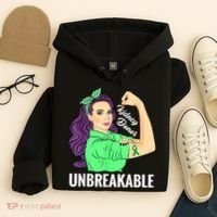 Kidney Donor Unbreakable Kidney Transplant Awareness Hoodie thumb 4