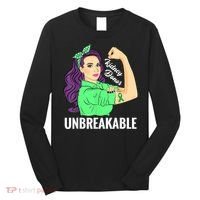 Kidney Donor Unbreakable Kidney Transplant Awareness Long Sleeve Shirt thumb 0