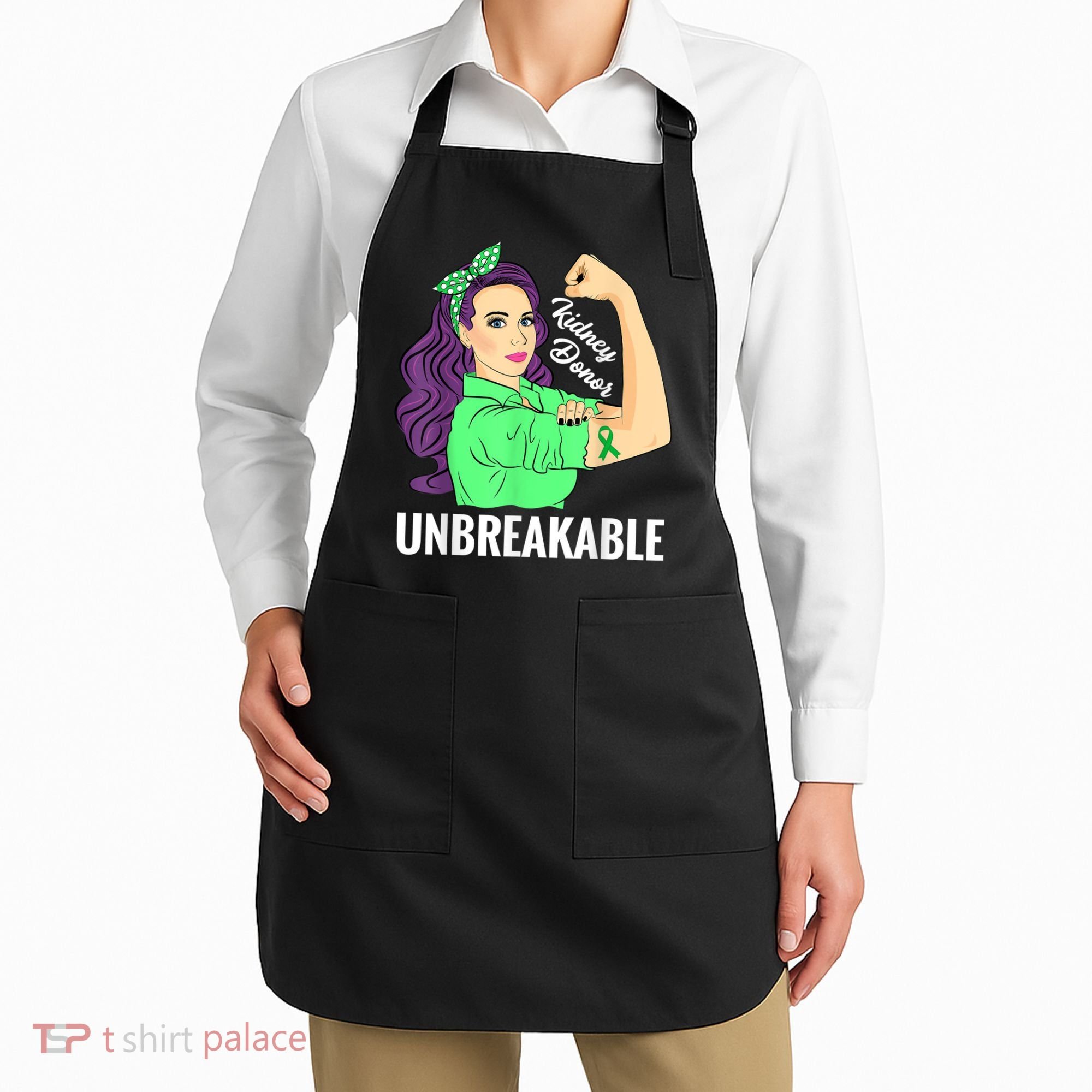 Kidney Donor Unbreakable Kidney Transplant Awareness Apron