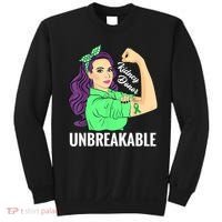 Kidney Donor Unbreakable Kidney Transplant Awareness Sweatshirt thumb 0
