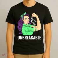Kidney Donor Unbreakable Kidney Transplant Awareness T-Shirt thumb 3