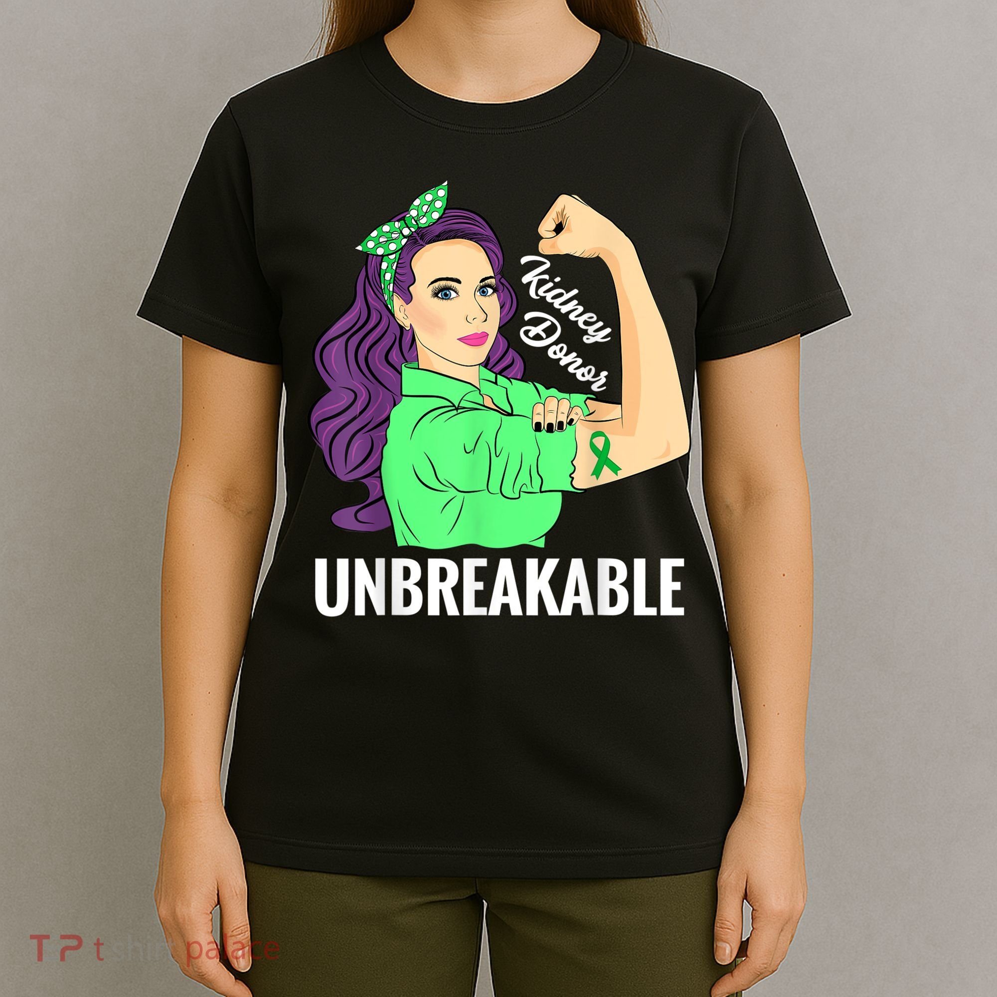 Kidney Donor Unbreakable Kidney Transplant Awareness T-Shirt