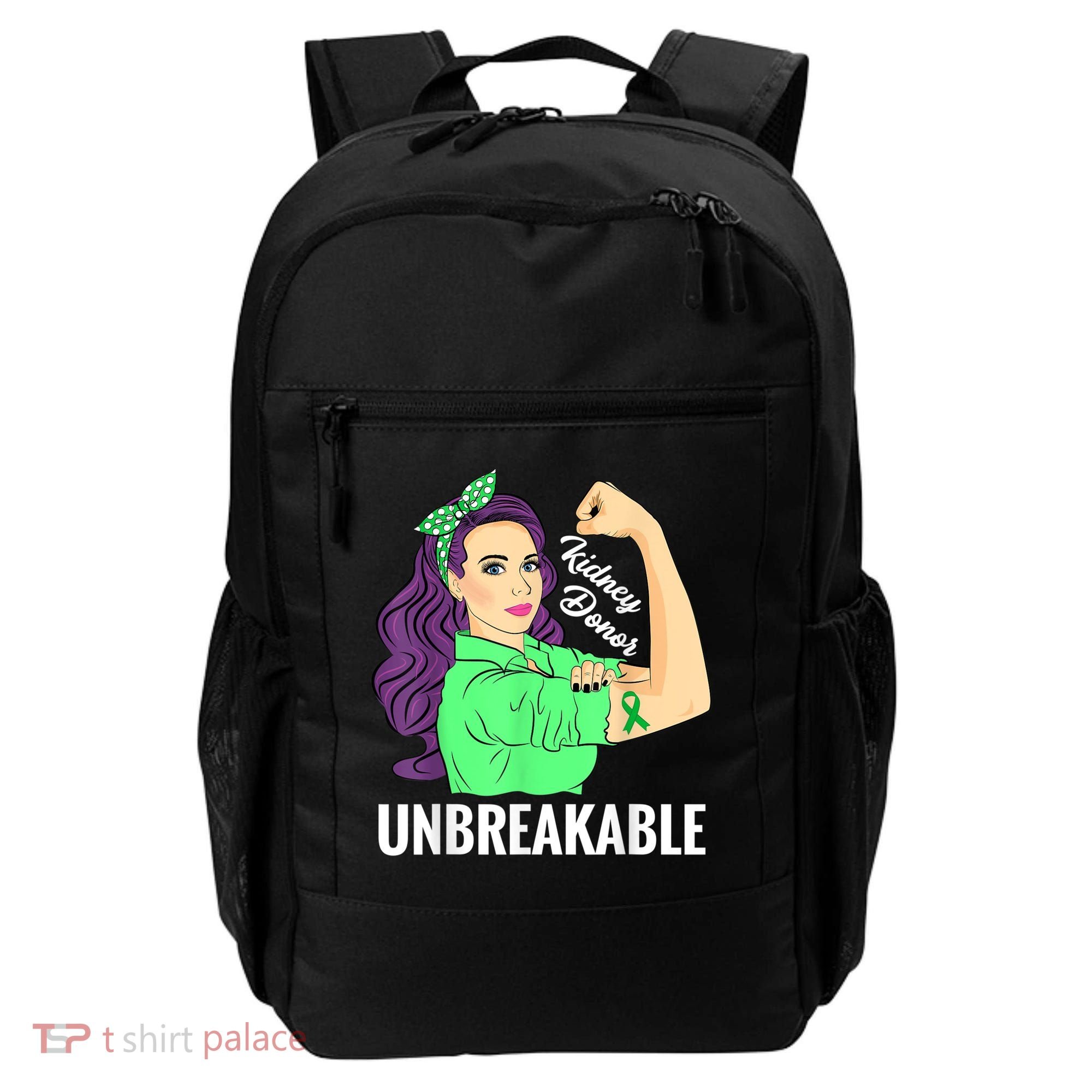 Kidney Donor Unbreakable Kidney Transplant Awareness Backpack