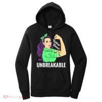 Kidney Donor Unbreakable Kidney Transplant Awareness Women's Hoodie thumb 0