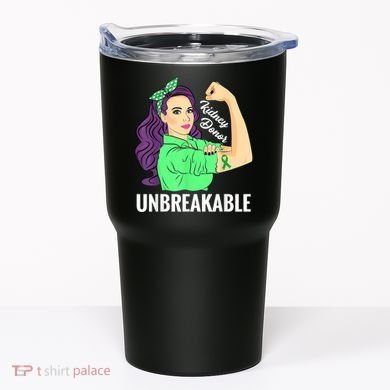 Kidney Donor Unbreakable Kidney Transplant Awareness Tumbler