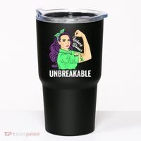 Kidney Donor Unbreakable Kidney Transplant Awareness Tumbler thumb 0