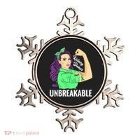 Kidney Donor Unbreakable Kidney Transplant Awareness Ornament thumb 0