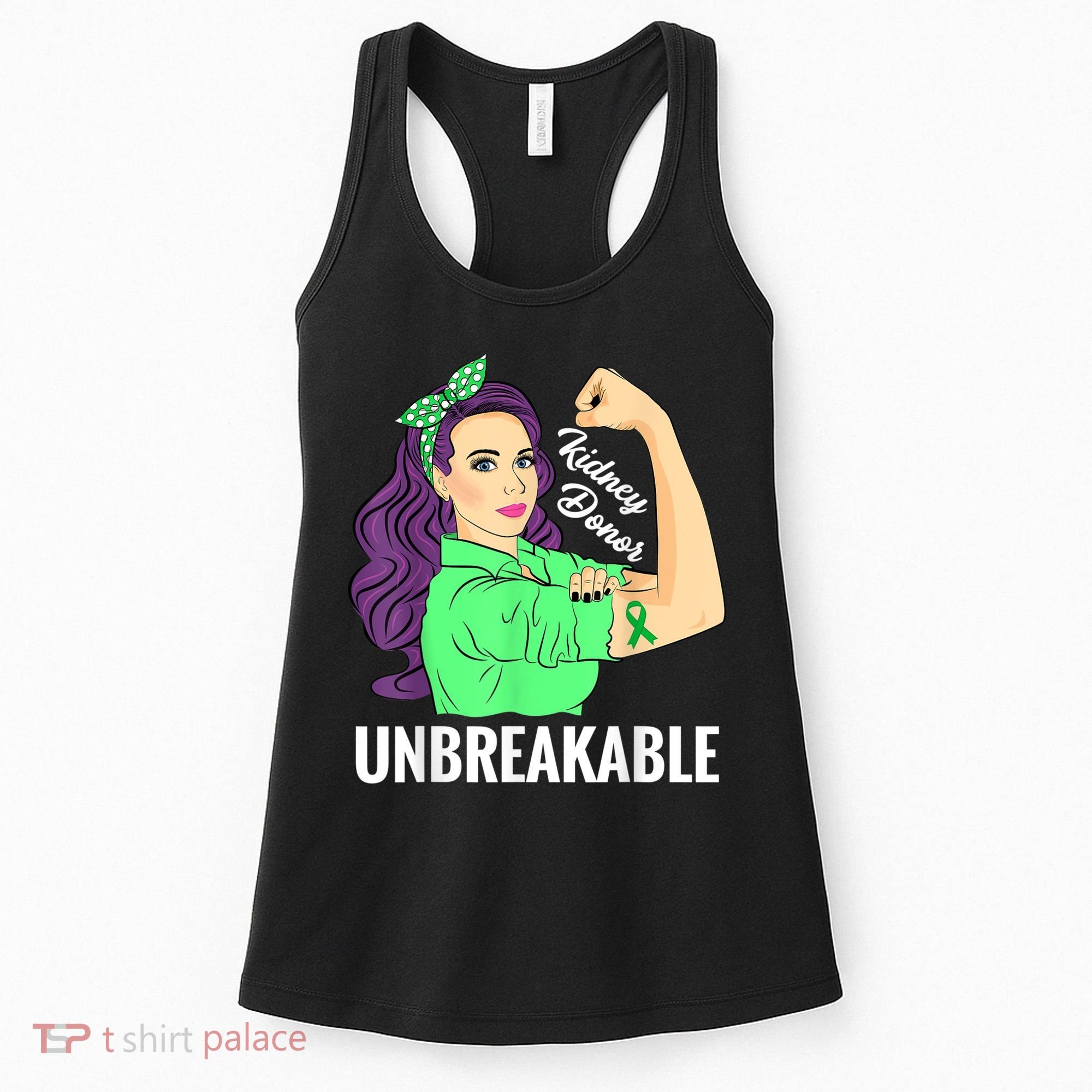 Kidney Donor Unbreakable Kidney Transplant Awareness Women's Tank Top