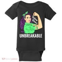 Kidney Donor Unbreakable Kidney Transplant Awareness Baby Bodysuit thumb 0