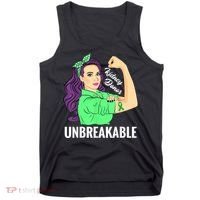 Kidney Donor Unbreakable Kidney Transplant Awareness Tank Top thumb 0